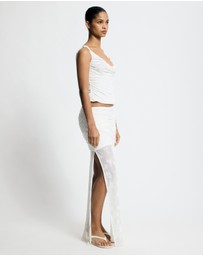 Lover - Elisabeth Cowl Neck Burnout Top