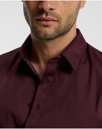 Calibre - Stretch Cotton Poplin Shirt Oxblood