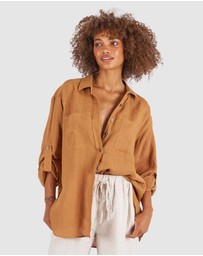 CAMIXA - Luna Oversize Linen Shirt