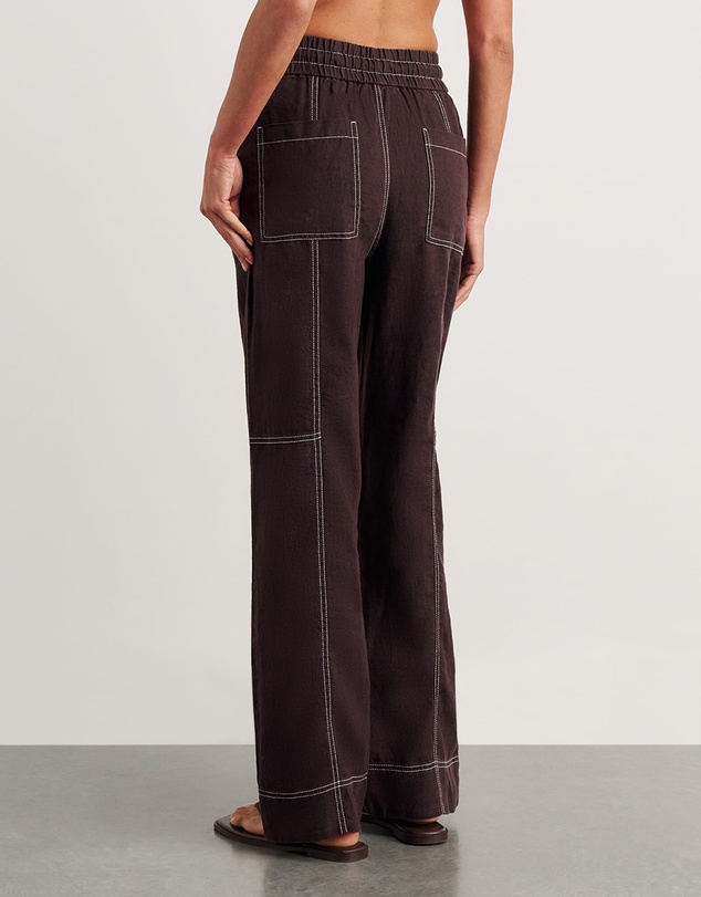 Jag - Sabine Linen Relaxed Leg Pant