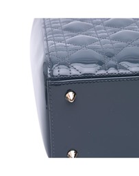 Pre-Loved by Azura Reborn - Pre-Loved dior Lady Dior Small Patent Leather Handbag