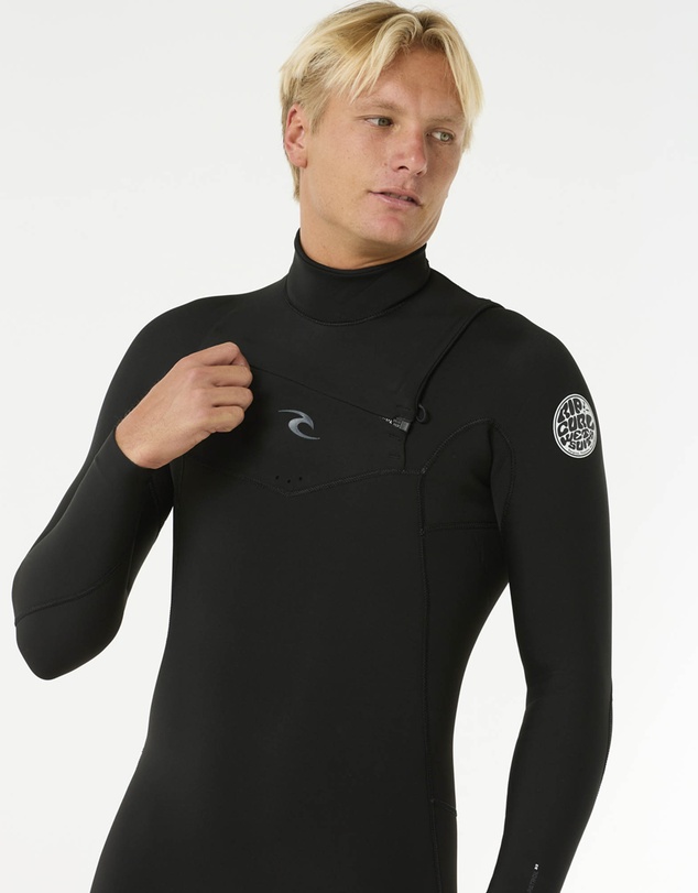 Rip Curl - Mens Dawn Patrol 4/3 Chest Zip Steamer Wetsuit