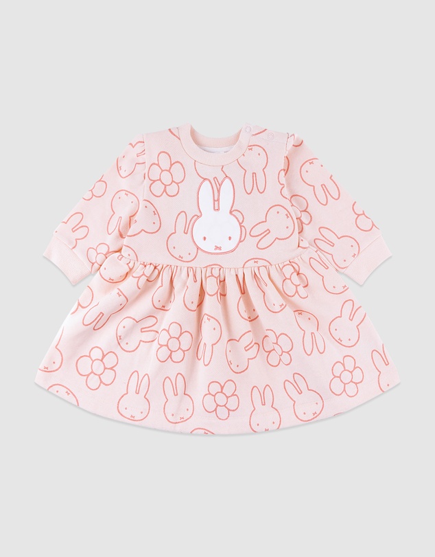 Kynd Baby - Miffy Sweater Dress In Baby Pink