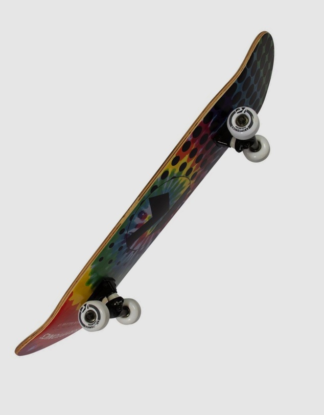 iWorld - Bravo Sports Kryptonics KR31 Star Series Skateboard - Rainbow Dot