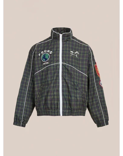 Found - Forest Plaid Track Jacket