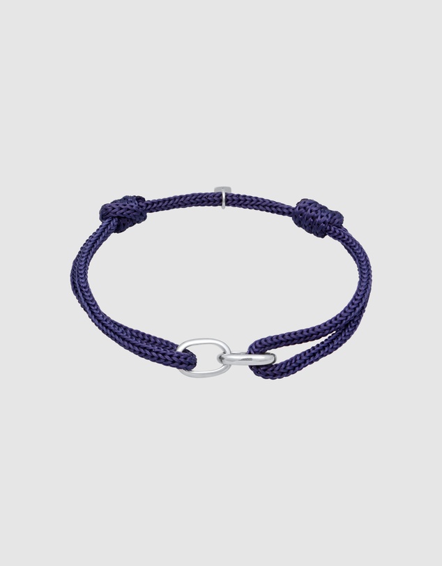 Kuzzoi - ICONIC EXCLUSIVE - Nylon Bracelet with Sterling Silver Details
