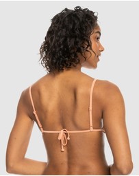 Roxy - Rib Roxy Love The Quiver Tri Bikini Top For Women