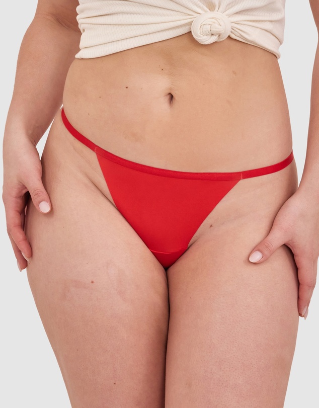 Bras N Things - Smooth Comfort String-Light Red