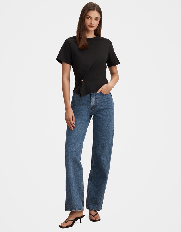 Forever New - Lani Hardwear Detail T-shirt