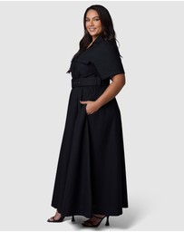 Something 4 Olivia - Gabrielle Linen Maxi Dress