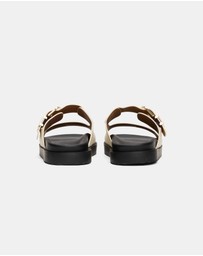 Tommy Hilfiger - Leather Sporty Mules - Women's