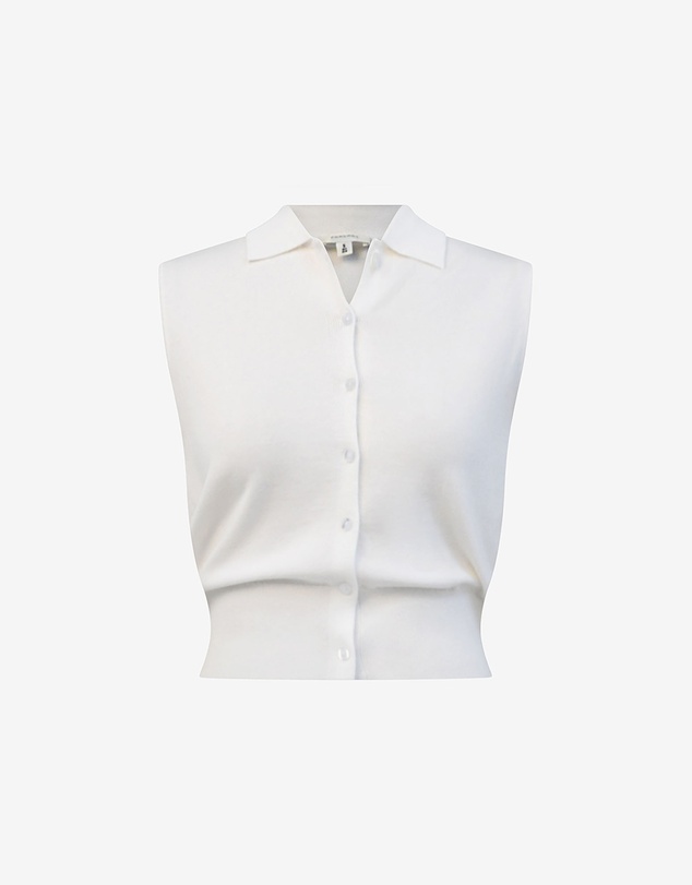Forcast - Collins Collar Knit Top