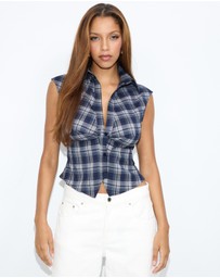 Dazie - Khoda Cinched Top