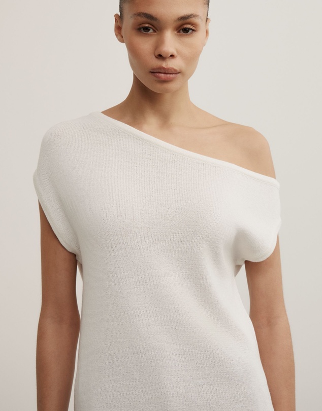 Witchery - Asymmetric Short Sleeve Slouch Knit