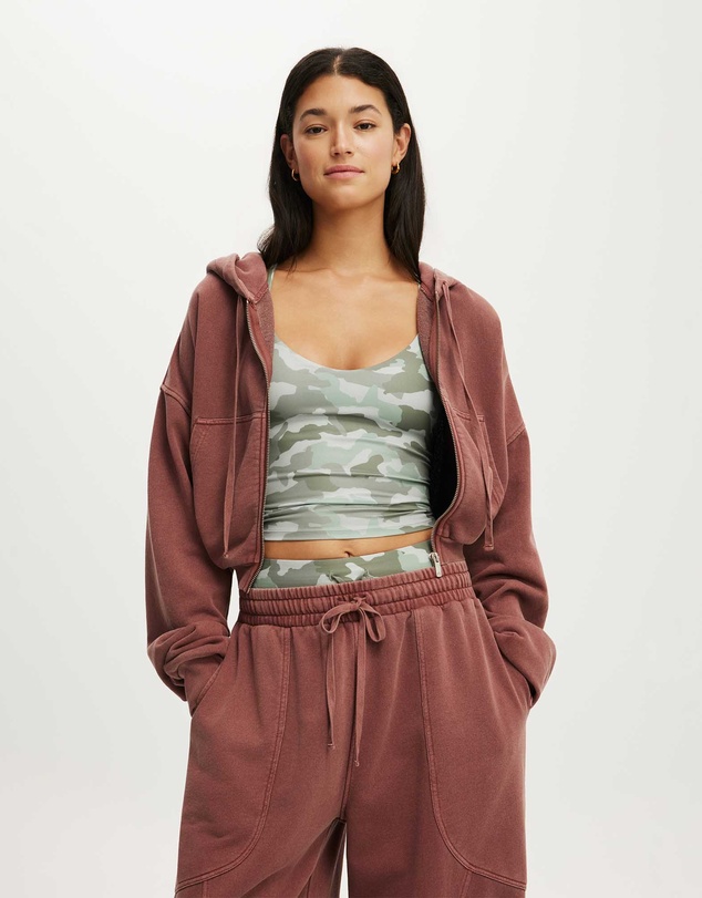 Cotton On Body Active - Active Fleece Bubble Zip Through