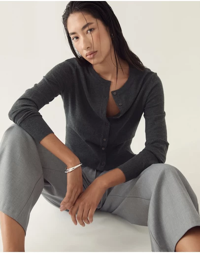 Forcast - Cassie Crew Neck Cardigan