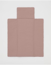 Phile - Plush Change Mat Wrap - Burgundy