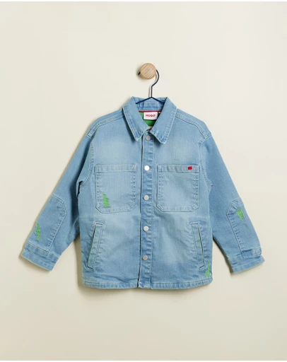 HUGO - Denim Overshirt - Teens