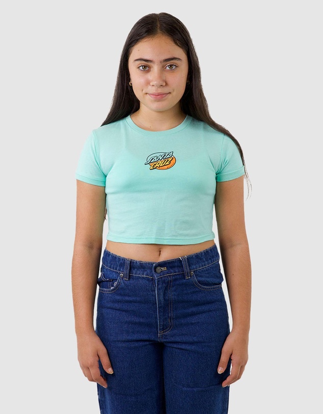 Santa Cruz - Oval Dot Splice Front Tee - Teens