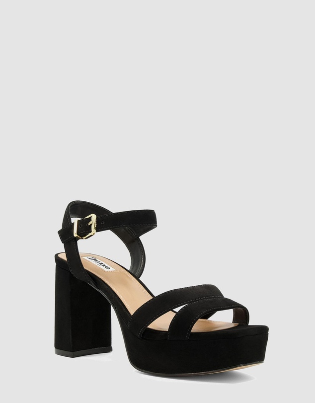 Dune London - Molten - Black Suede