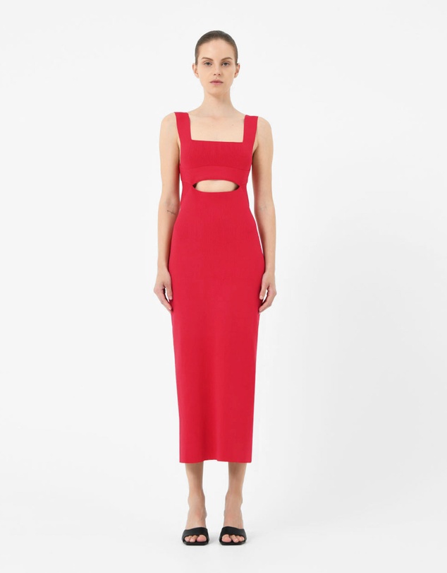 Forcast - Elia Cutout Knit Dress