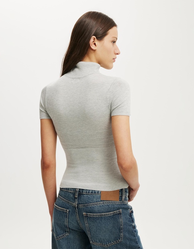 Cotton On - Close Knit Ss Roll Neck