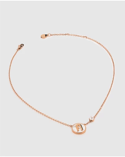Furla - Furla Stones Rose Gold Tone Necklace