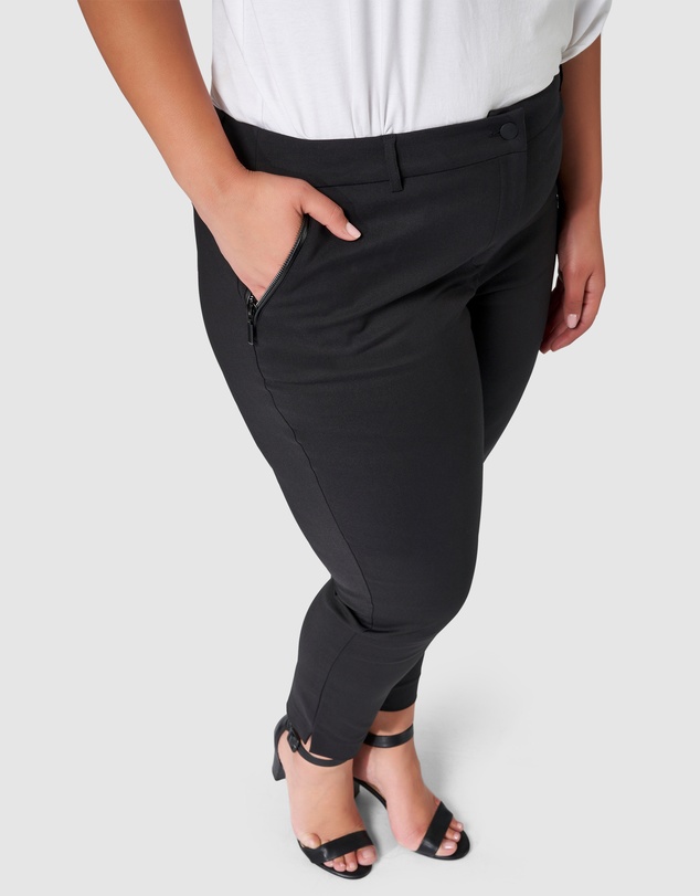 Something 4 Olivia - Pascale Zip Detail Pants