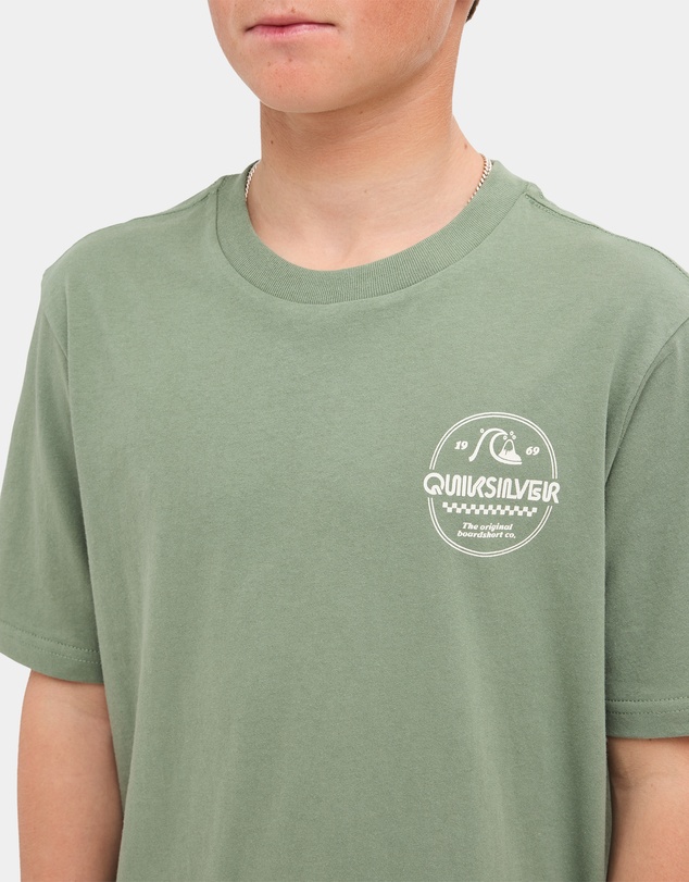 Quiksilver - Boys 8 to 16 Original Stamp T-Shirt