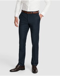 Tarocash - Ty Slim Check Wool Pant