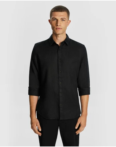 yd. - West Hampton Pure Linen Shirt