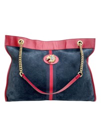 Pre-Loved by Azura Reborn - Pre-Loved Large Web Suede Rajah Tote