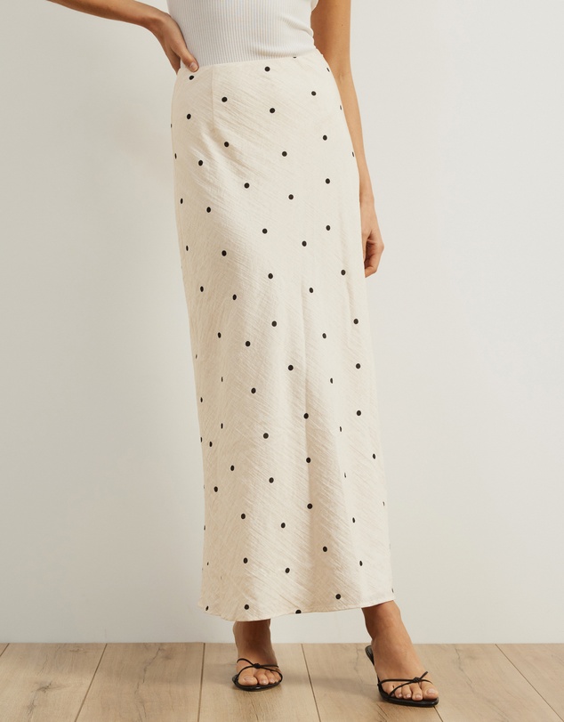 Atmos&Here - Anne Polka Dot Maxi Skirt