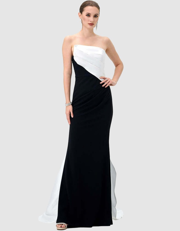 Bariano - Roella Asymmetric Sash Gown