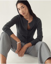 Forcast - Cassie Crew Neck Cardigan