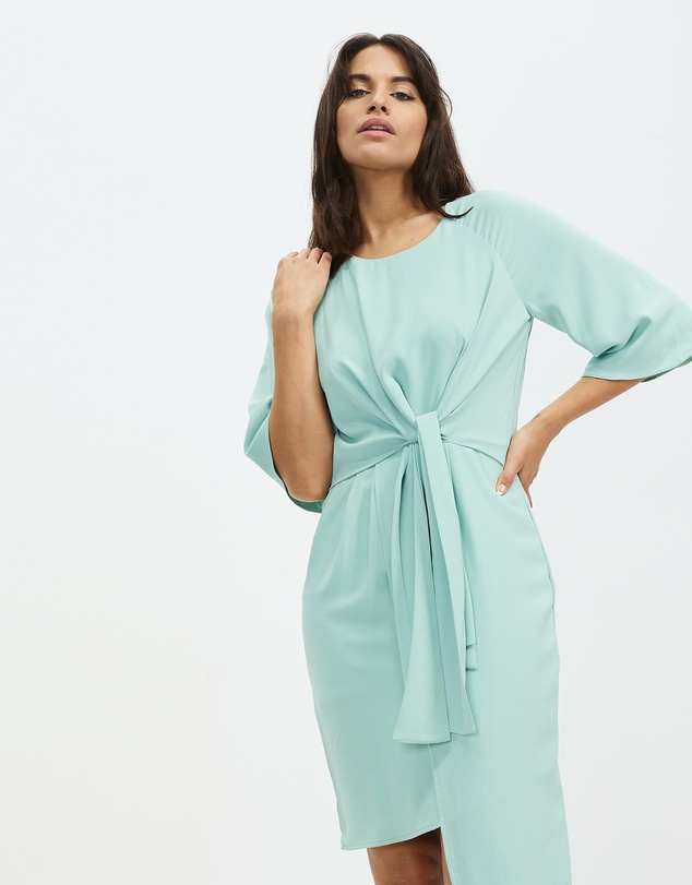 Honey and Beau - Don't Be Shy Tie Dress