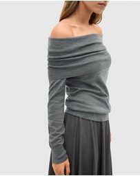 Seed Heritage - Off Shoulder Ruched Knit