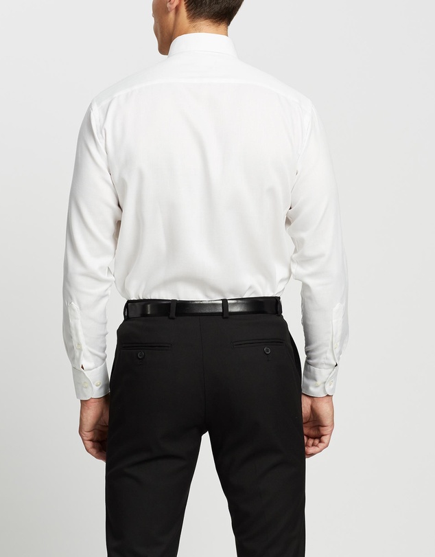 Van Heusen - Euro Tailored Fit Herringbone Shirt
