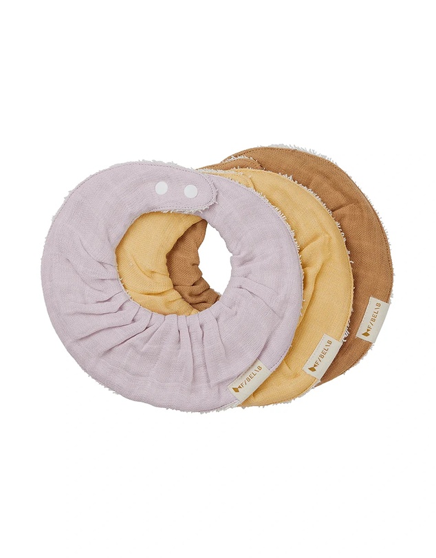 Fabelab - Ruffle Bib - Star Dust - 3 pack