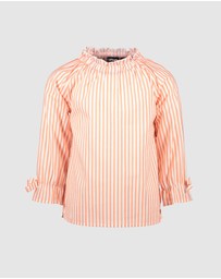 Like FLO - Lightweight Stripe Blouse - Kids-Teens