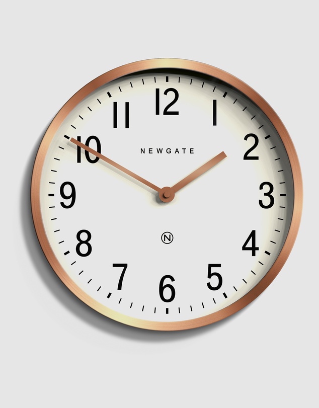 Newgate - Newgate Master Edwards Wall Clock Copper