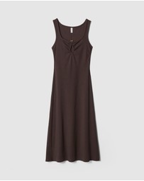 & Other Stories - Buckle-Detailed Midi Dress