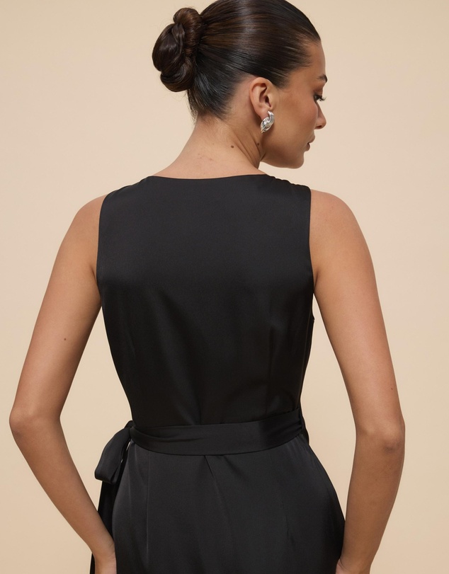 Revibe - Repaired CHANCERY Lani Sleeveless Wrap Maxi Dress - AU 16