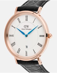 Daniel Wellington - Classic 40mm Roman Numerals Date Croc Belly