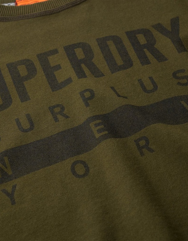 Superdry - Slim Fit Surplus Graphic Crew