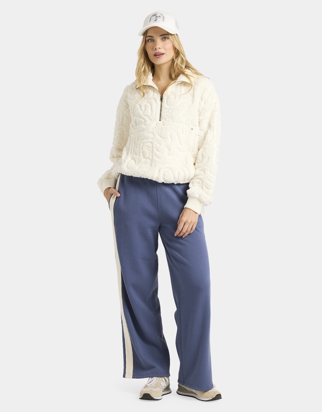 Billabong - Womens Le Love Half Zip Fleece Top