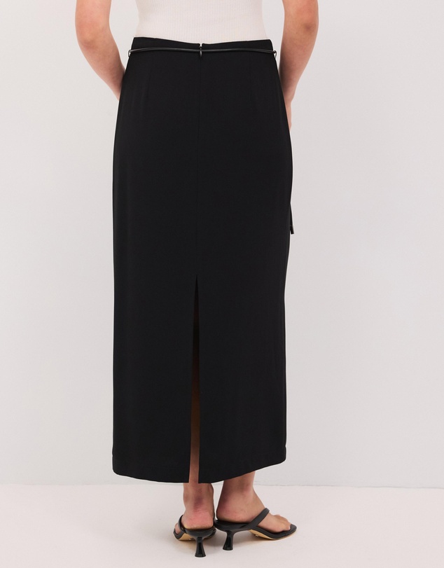 Calli - Mila Crepe Midi Skirt