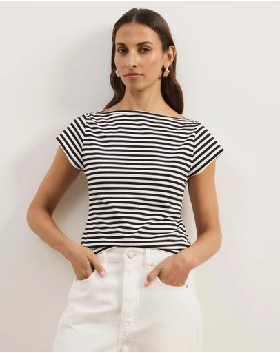 Atmos&Here - Boatneck Baby Tee