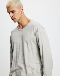 Surrounded By Ghosts - The Sapphirine Cotton Long Sleeve T-Shirt