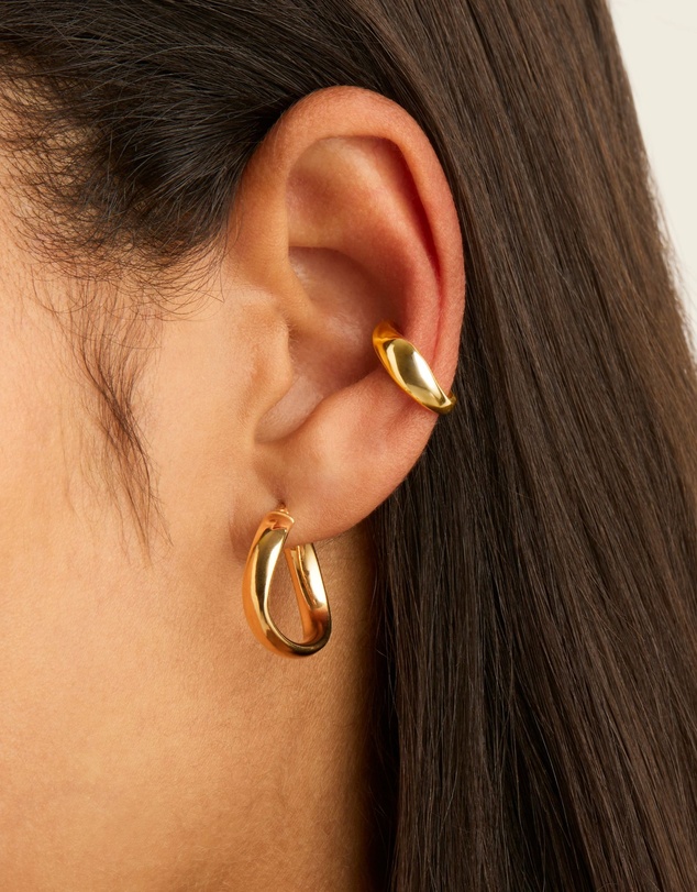 Najo - Tidal Yellow Gold Ear Cuff